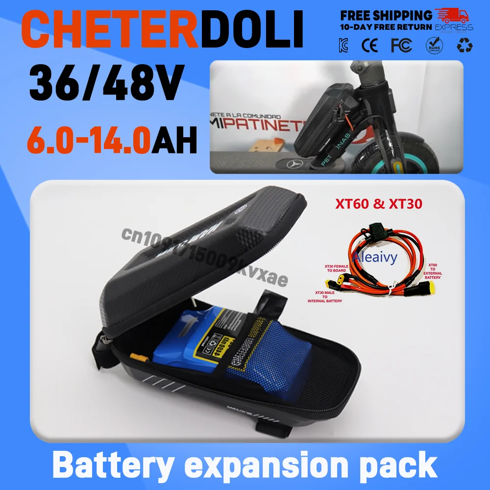 36/48V Battery 4.4Ah 6.8Ah 48V - 60V 50Ah Electric Scooter Battery review and price