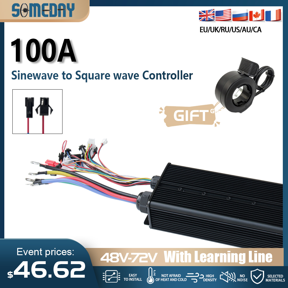 48V-72V 100A Brushless Motor C - 72V 100A Sabvoton Controller review and price