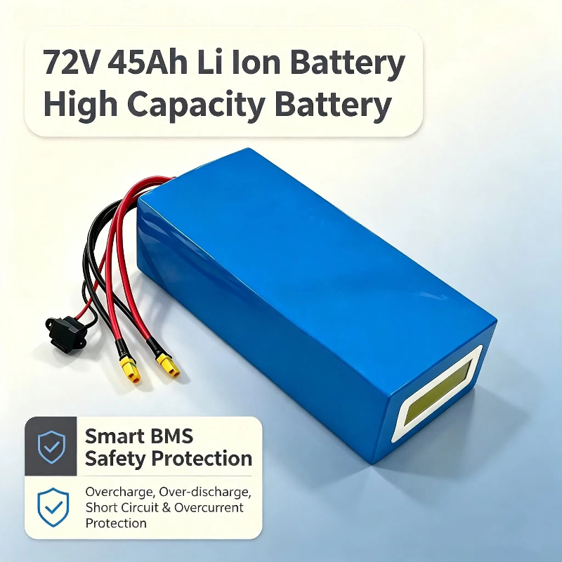 72V 45Ah Lithium Ion Triangle  - 72V 40Ah Lifepo4 Battery Pack review and price